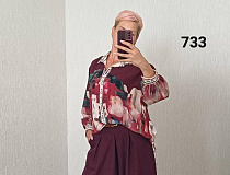 Рубашка Fsn 733 wine - делук