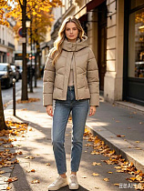 Куртка Jacket B0251 d.beige - делук