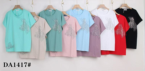 Футболка Xie DA1417 mix - делук