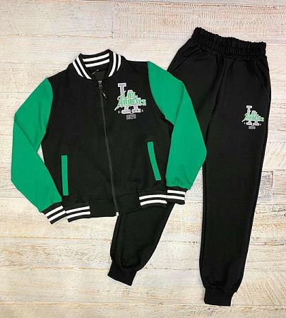 Костюм Спорт Lima Kids 2509 black-green - делук