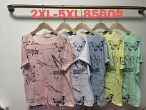 Футболка P.Hey 8560 l.blue - делук