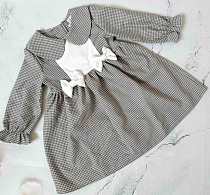 Платье Moda School 7274 grey - делук