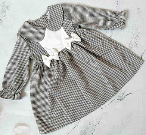 Платье Moda School 7274 grey - делук