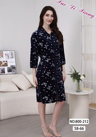 Халат Anion 800-212 navy - делук