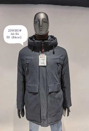 Пуховик Newe Esto W387 grey - делук