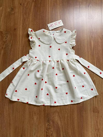 Платье Rsv 314 white-red - делук