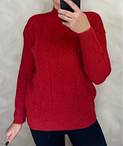 Свитер Elena&Vika 26382 red - делук