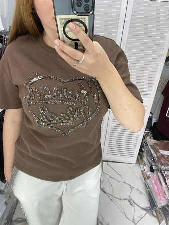 Футболка Karon 8206-1 brown - делук