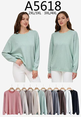 Свитер Anne-Kiss Me A5618 mix - делук