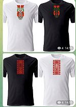 Футболка Mary Brand 171 black-red - делук