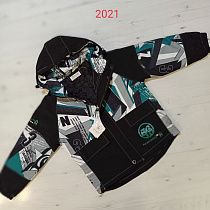 Куртка Malibu2 2021 black-green - делук