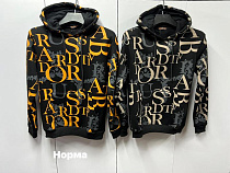 Худи Navas NW427 black-beige - делук