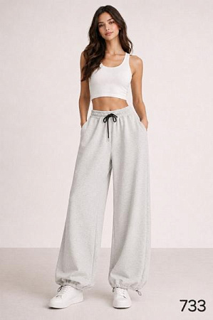 Штаны Спорт Loren 733 l.grey - делук