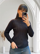 Свитер Levisha 24031 black - делук