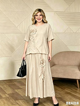 Костюм Estima 10817 beige - делук