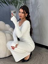 Платье Arina 7042 white - делук