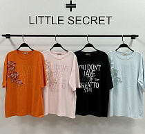 Футболка Little Secret 10433 black - делук