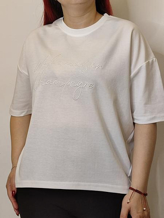 Футболка Kosta A102 white - делук
