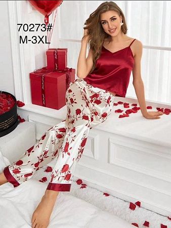 Пижама Romeo Life 70237 wine - делук