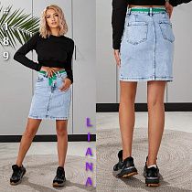 Юбка Liana Denim 189 l.blue - делук