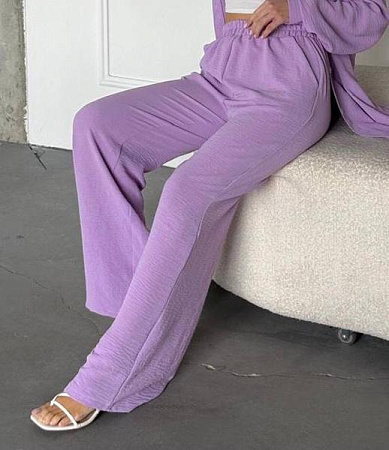 Штаны Arina 3104 lilac - делук