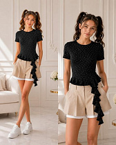 Футболка Karolina KR771 black - делук