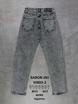 Джинсы God Baron M803-2 grey - делук