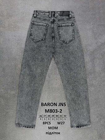 Джинсы God Baron M803-2 grey - делук