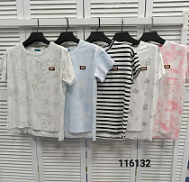 Футболка Mmc Clothes 116132-1 white-black - делук