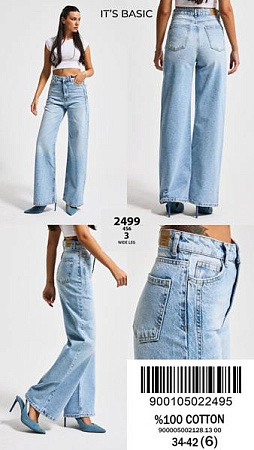 Джинсы Jeans Club 2499-4-3 l.blue - делук