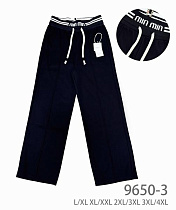 Штаны Спорт Kenalin 9650-3 black - делук