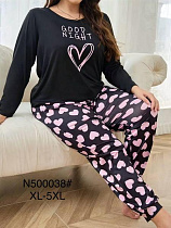 Пижама Brilliant B500038 black - делук