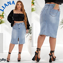 Юбка Liana Denim 389 l.blue - делук