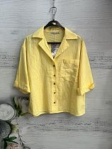 Рубашка New Season 8556 yellow - делук