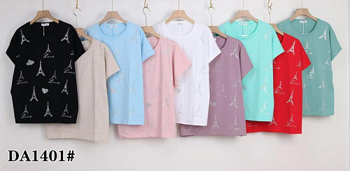 Футболка Xie DA1401 mix - делук