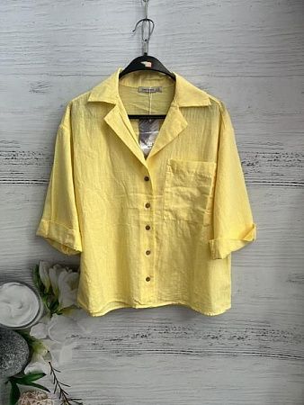 Рубашка New Season 8556 yellow - делук