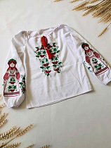 Вышиванка Moda School MS07 white - делук