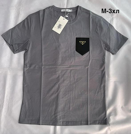 Футболка Minh MH991 grey - делук