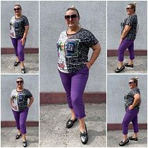 Капри Bat BT242 purple - делук