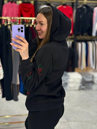 Батник Arina 2519 black - делук