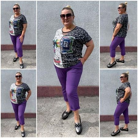 Капри Bat BT242 purple - делук