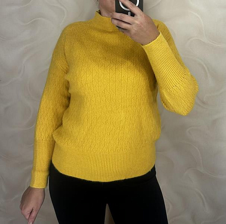 Свитер Levisha 24071 yellow - делук