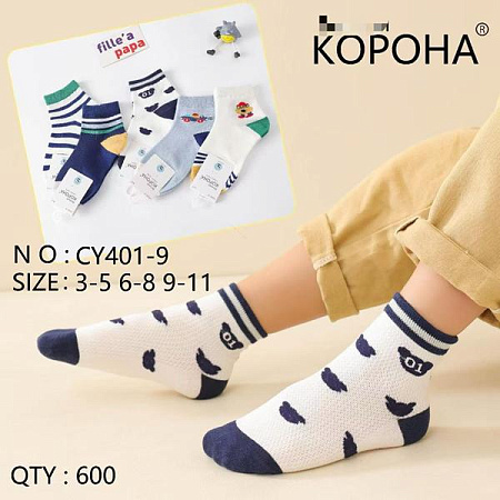 Носки Корона CY401-9 mix (6-8) - делук
