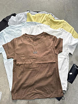 Футболка Lora LR1181 brown - делук