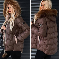 Куртка Modnulya 3049 brown - делук