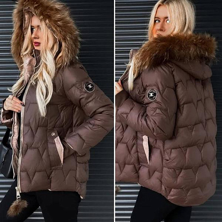 Куртка Modnulya 3049 brown - делук