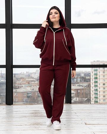 Костюм Спорт Azna Д139 wine - делук