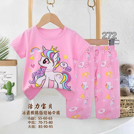 Пижама Фунтик 272-1 pink - делук