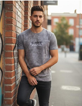 Футболка Style M.Clothes SM65 grey - делук