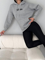 Худи Lora LR989 grey - делук